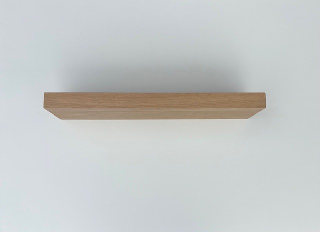 Robuust massief eiken wandplank